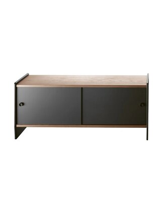 Magis Sideboard Theca schwarz/wallnuss B 123cm H 55cm